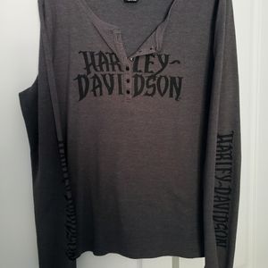 Womens Harley Davidson Henley